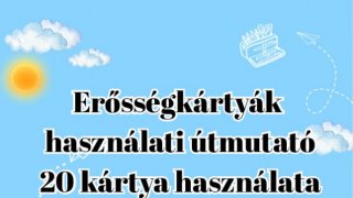 Erősségkártyák használati útmutató 20 kártya használata a 3–8. osztályban